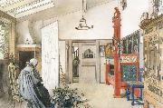 Carl Larsson The Other Half of the Studio oil painting reproduction